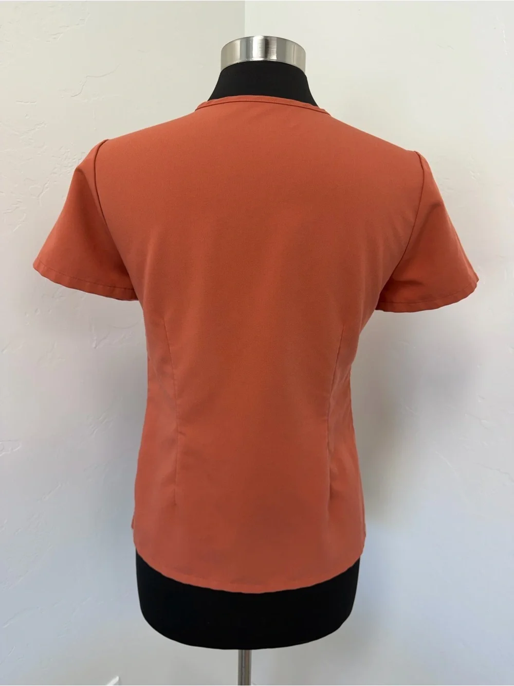 Figs Catarina One-Pocket in Terracotta Short Sleeve Scrub Top Size XS/P